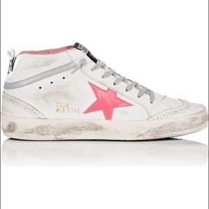 GOLDEN GOOSE MID STAR SNEAKERS SIZE 39.5 pink